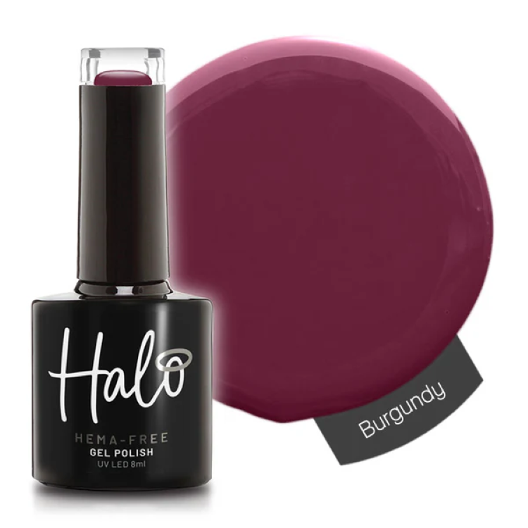 HALO GEL POLISH BURGUNDY - 8ML - HEMA FREE