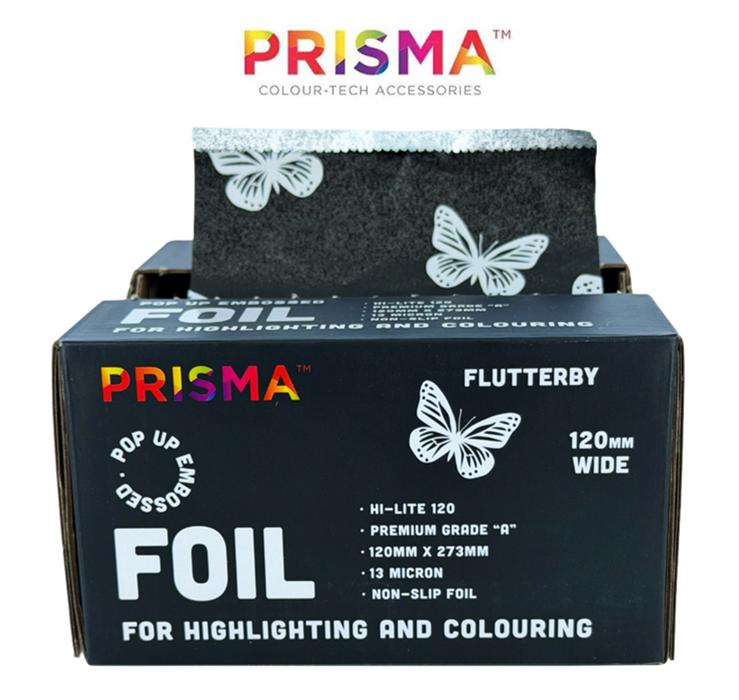 PRISMA POP UP EMBOSSED FOIL - FLUTTERBY BLACK (500 SHEETS)