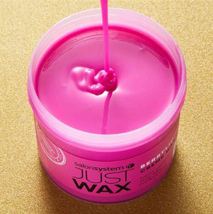 SALON SYSTEM JUST WAX BERRYLICIOUS CREME WAX - 450g - Image 2