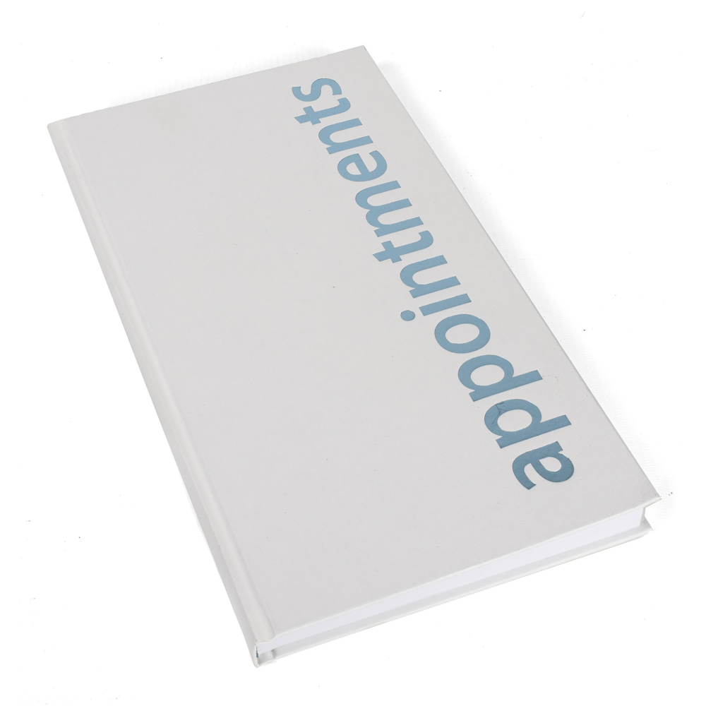 3 COLUMN APPT BOOK - WHITE (ESSENTIALS)