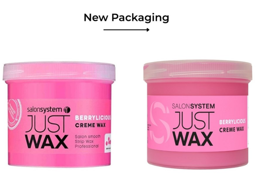 SALON SYSTEM JUST WAX BERRYLICIOUS CREME WAX - 450g - Image 3