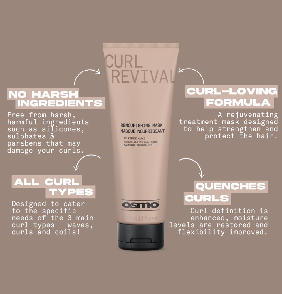 OSMO CURL REVIVAL MASK 250ML - Image 2