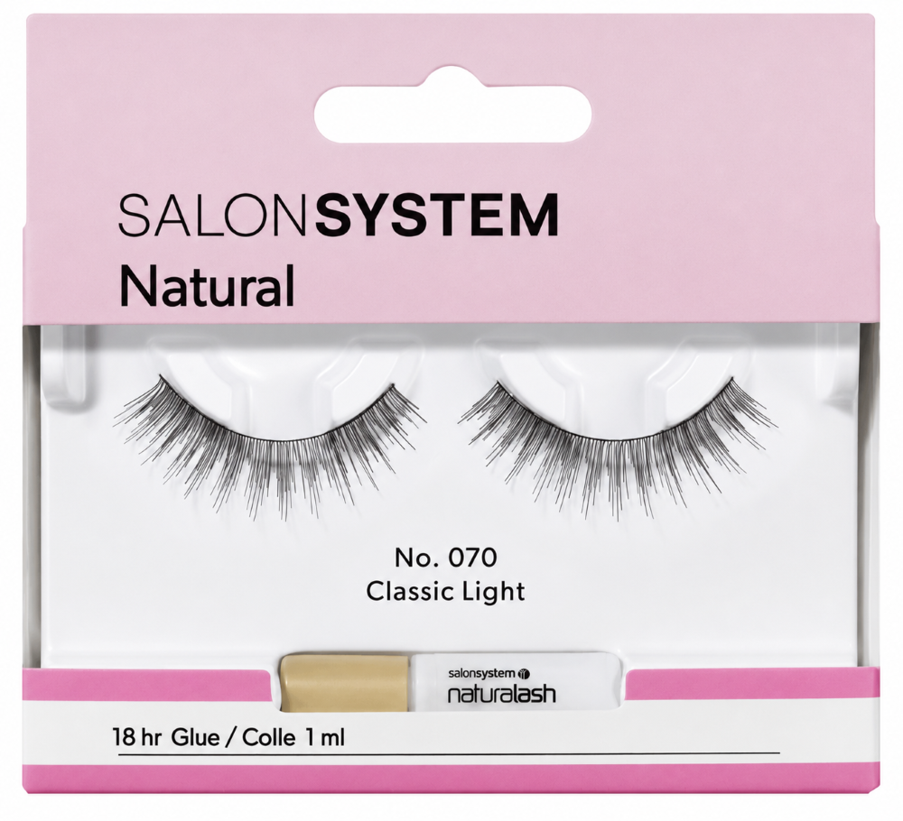 SALON SYSTEM NATURAL STRIP LASH - No.070 CLASSIC LIGHT