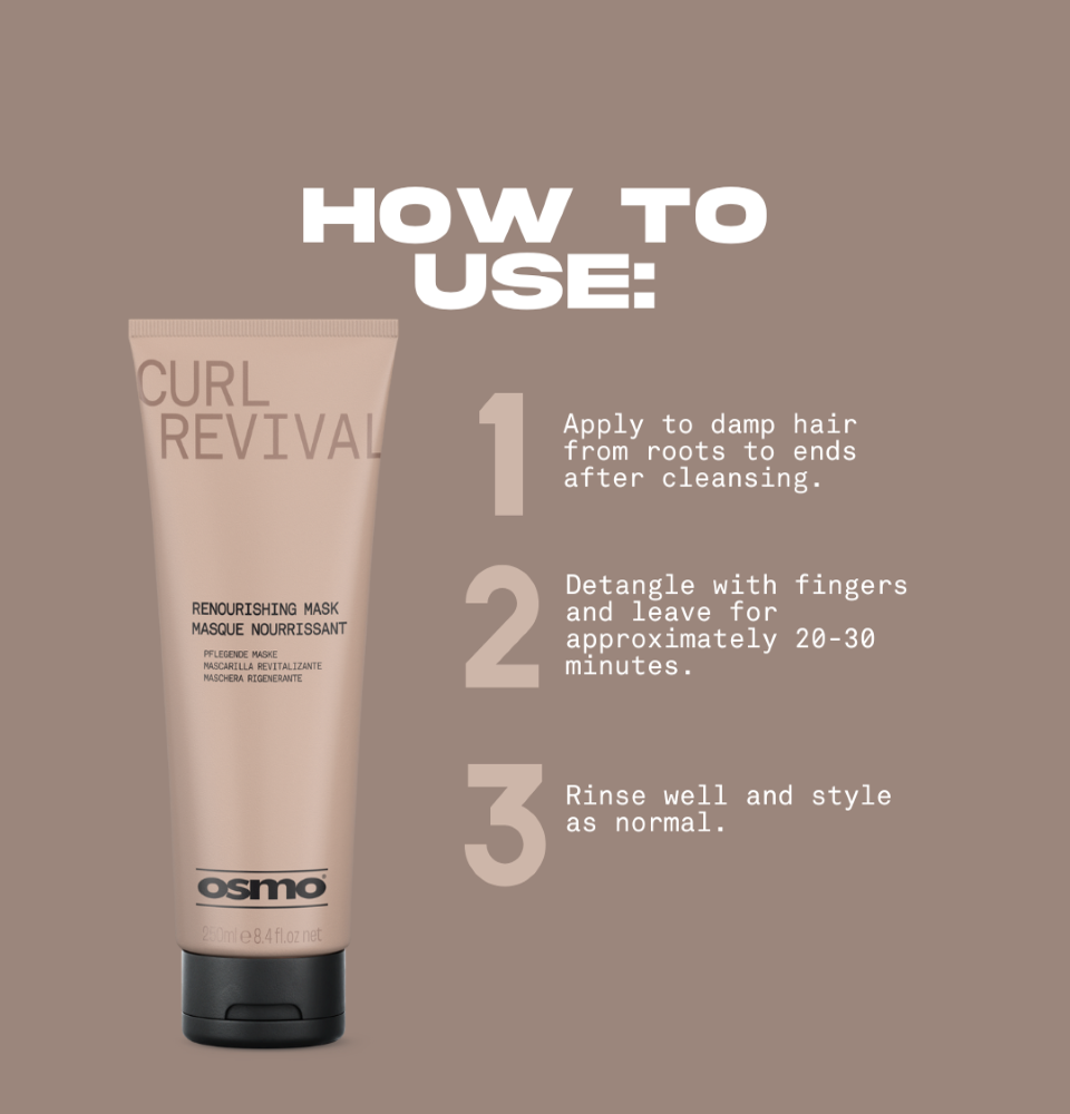OSMO CURL REVIVAL MASK 250ML - Image 3
