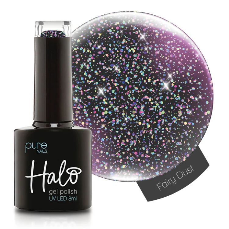 HALO FAIRY DUST GLITTER TOP COAT - 8ML - Image 2