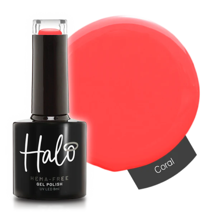 HALO GEL POLISH CORAL - 8ML - HEMA FREE