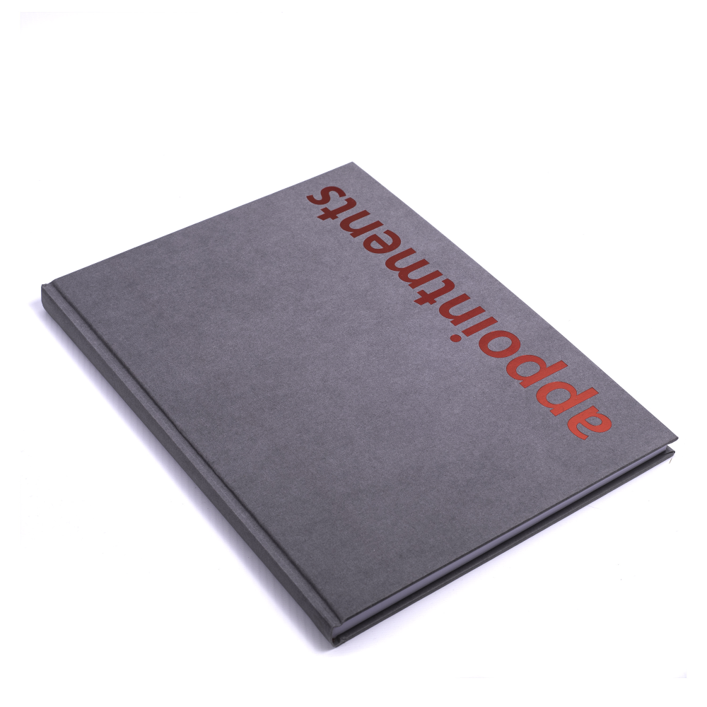 6 COLUMN APPT BOOK - GREY