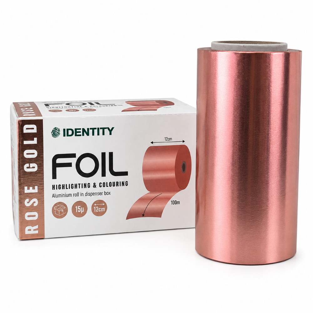 IDENTITY EXTRA WIDE FOIL 12CM X 100M - ROSE GOLD - Image 2