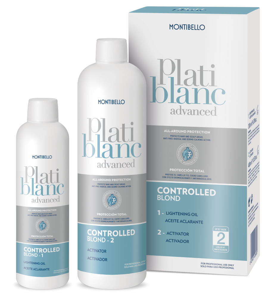 MONTIBELLO PLATI BLANC CONTROLLED BLOND 2 - 200 & 400ML