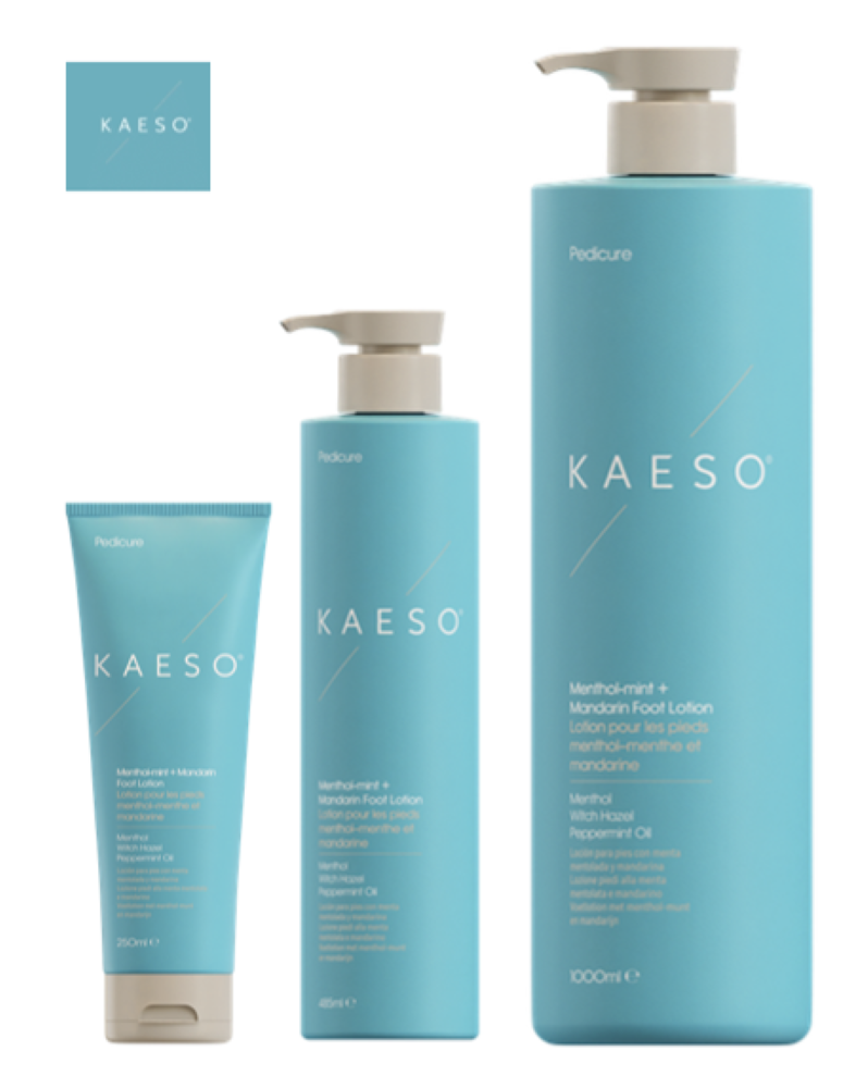 KAESO PEDICURE MENTHOL MINT + MANDARIN FOOT LOTION