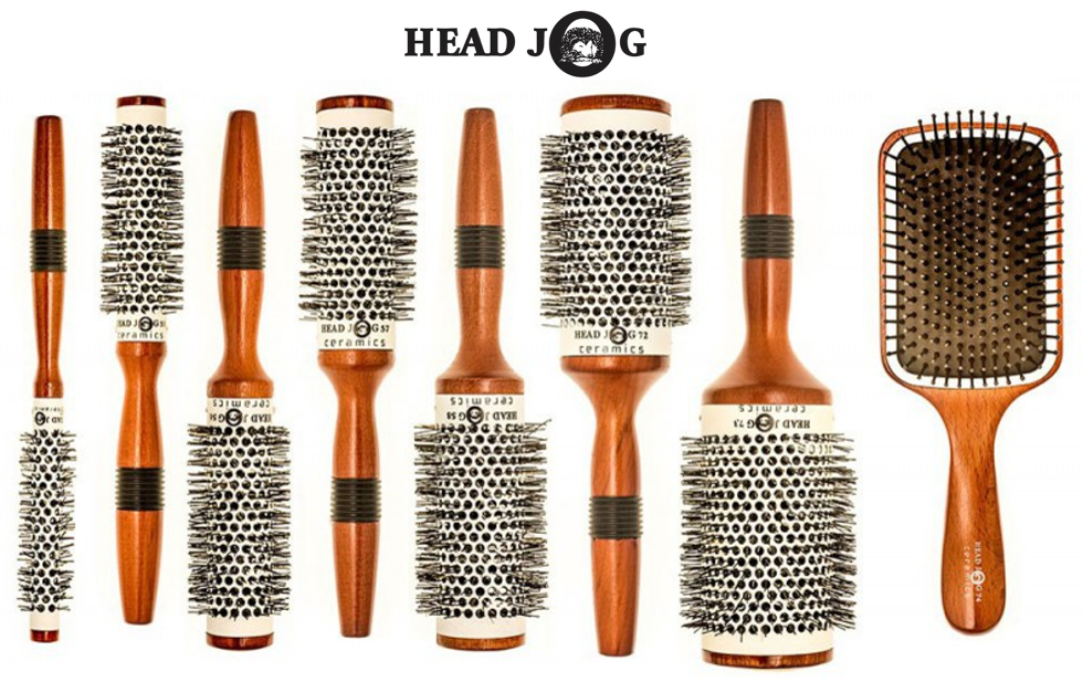 HEAD JOG CERAMIC WOODEN RADIAL BRUSH