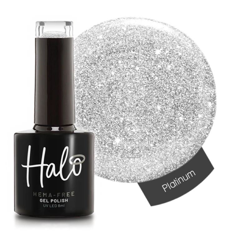 HALO GEL POLISH PLATINUM - 8ML - HEMA FREE