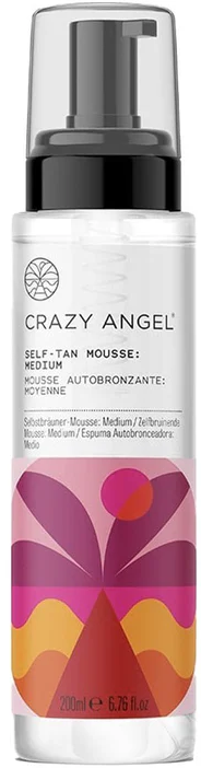 CRAZY ANGEL CLEAR SELF TAN MOUSSE - 200ML