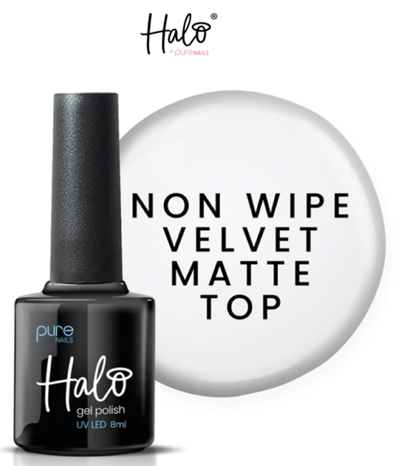 HALO VELVET TOP COAT NON WIPE - 8ML