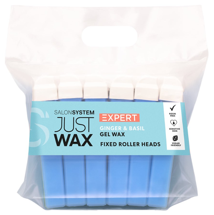 SALON SYSTEM JUST WAX FIXED HEAD ROLLER CARTRIDGES - EXPERT ADVANCED - 6 PACK