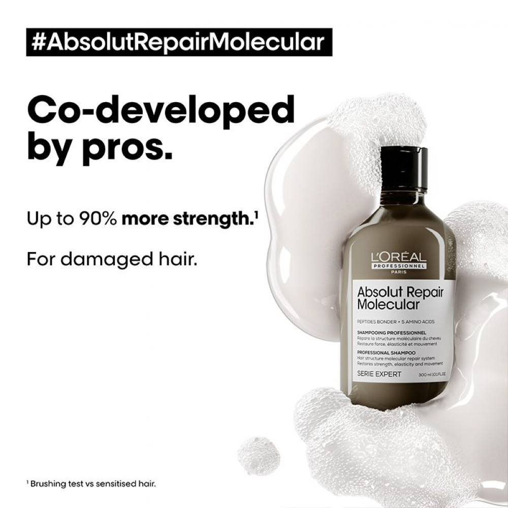 L'ORÉAL SERIE EXPERT ABSOLUT REPAIR MOLECULAR SHAMPOO - Image 3