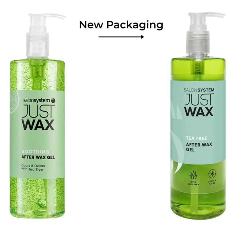 SALON SYSTEM JUST WAX AFTER WAX GEL - 500ml - Image 2