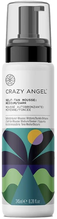 CRAZY ANGEL SELF TAN MOUSSE MEDIUM/DARK - 200ML