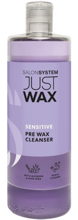 SALON SYSTEM JUST WAX SENSITIVE PRE WAX CLEANSER - 500ml