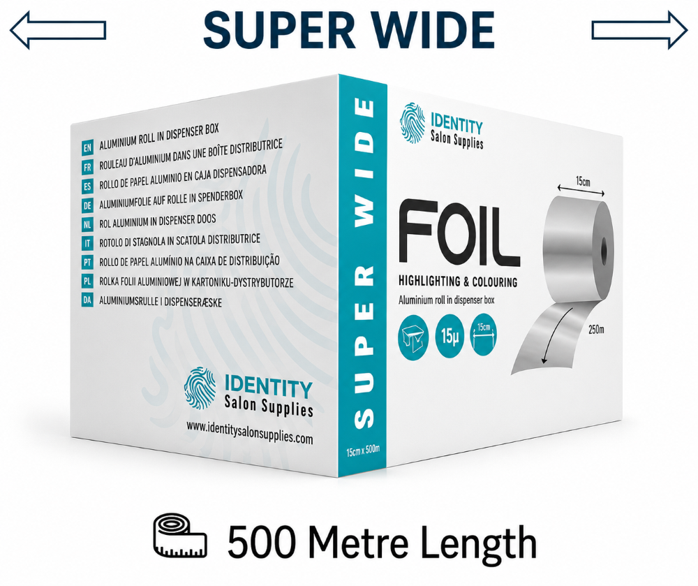 IDENTITY SUPER WIDE FOIL 15CM X 500M