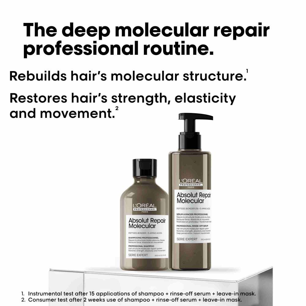 L'ORÉAL SERIE EXPERT ABSOLUT REPAIR MOLECULAR SHAMPOO - Image 5