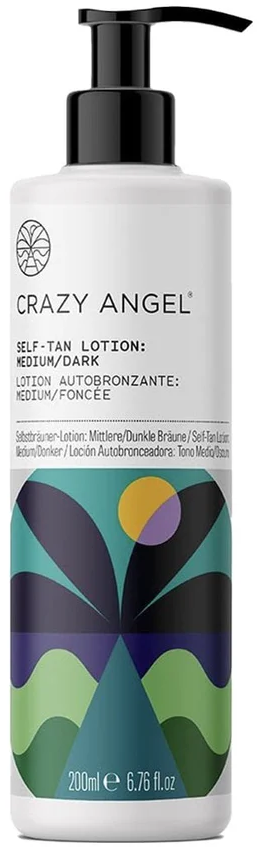 CRAZY ANGEL SELF TAN LOTION MEDIUM/DARK - 200ML