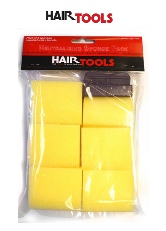 HAIR TOOLS NEUTRALISING SPONE (6 PACK)