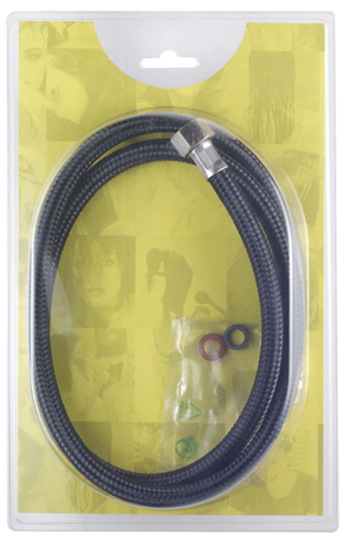 CREWE ORLANDO NYLON SHOWER HOSE BLACK (3111)