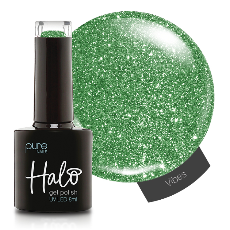 HALO GEL POLISH VIBES - 8ML (SPARKLE SEASON) - HEMA FREE