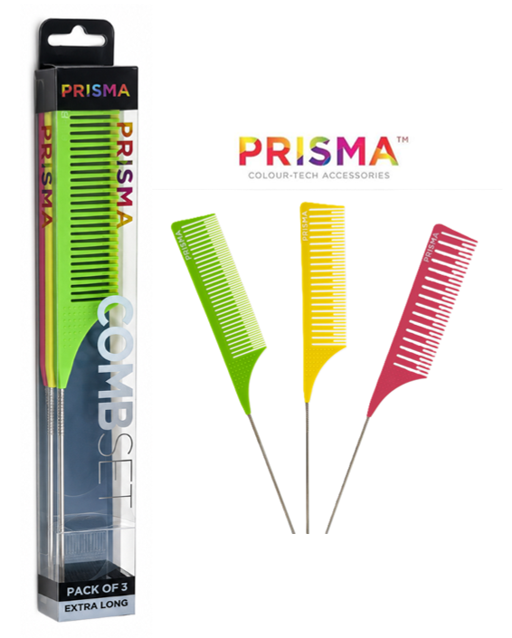 PRISMA WEAVE PIN TAIL COMB SET