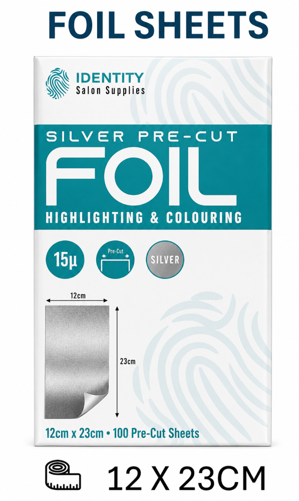 IDENTITY FOIL SHEETS 12 X 23CM (100 PACK)