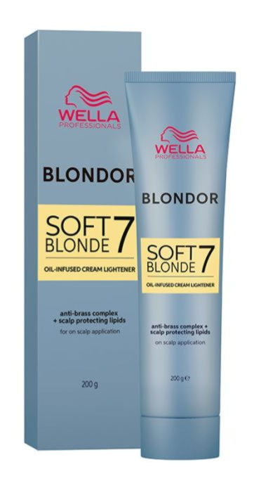 WELLA BLONDOR SOFT BLONDE 7 CREAM - 200g