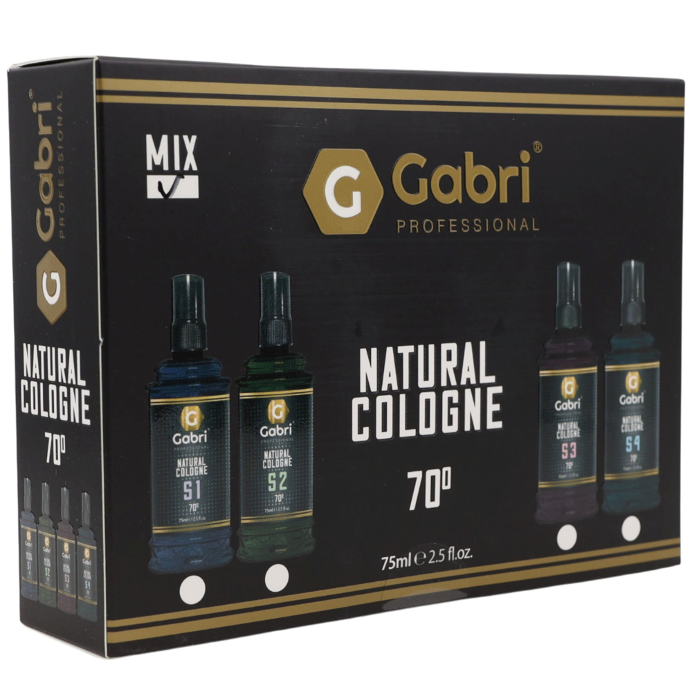 GABRI PROFESSIONAL - NATURAL COLOGNE MIX 75ML X 4