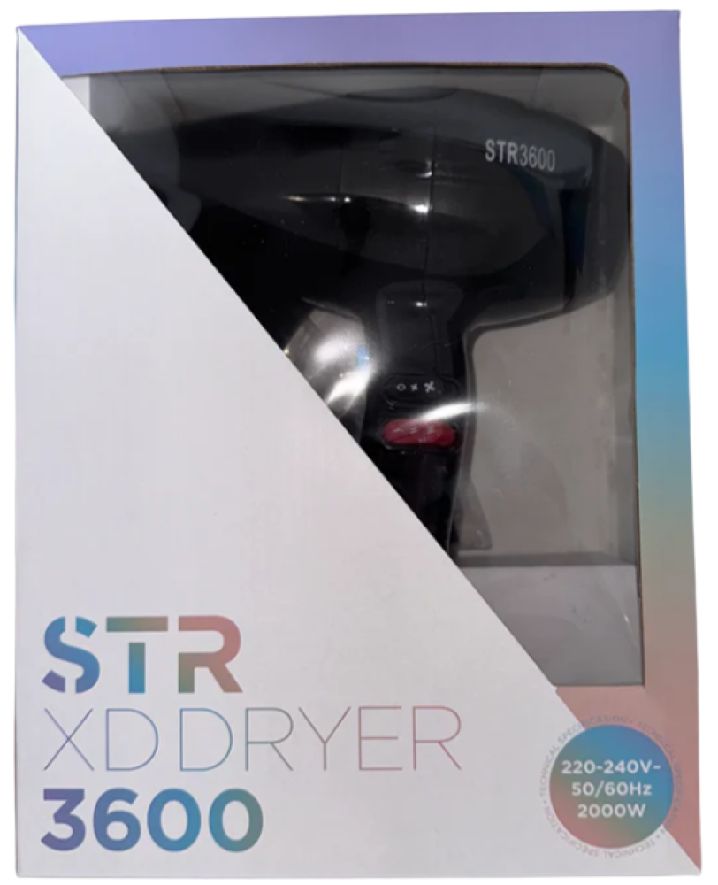STR XD3600 BLACK DRYER