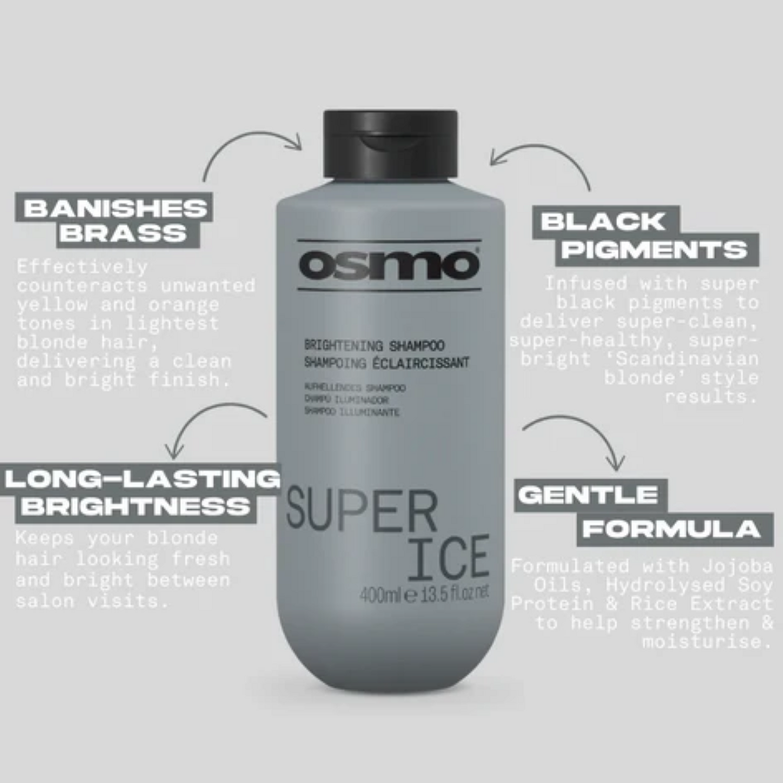 OSMO SUPER ICE BRIGHTENING SHAMPOO - Image 2