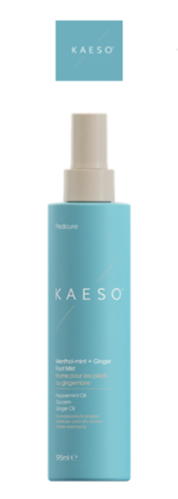 KAESO PEDICURE MENTHOL MINT + GINGER FOOT MIST 195ML