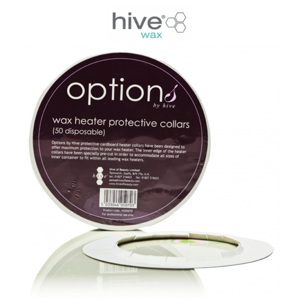 HIVE DISPOSABLE CARDBOARD HEATER COLLARS - 50 pack