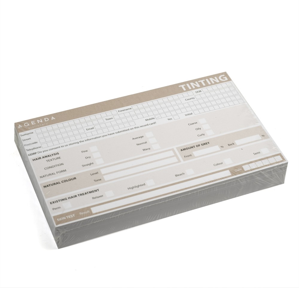 (RC2) RECORD CARDS - TINTING (100 PACK) - Image 2