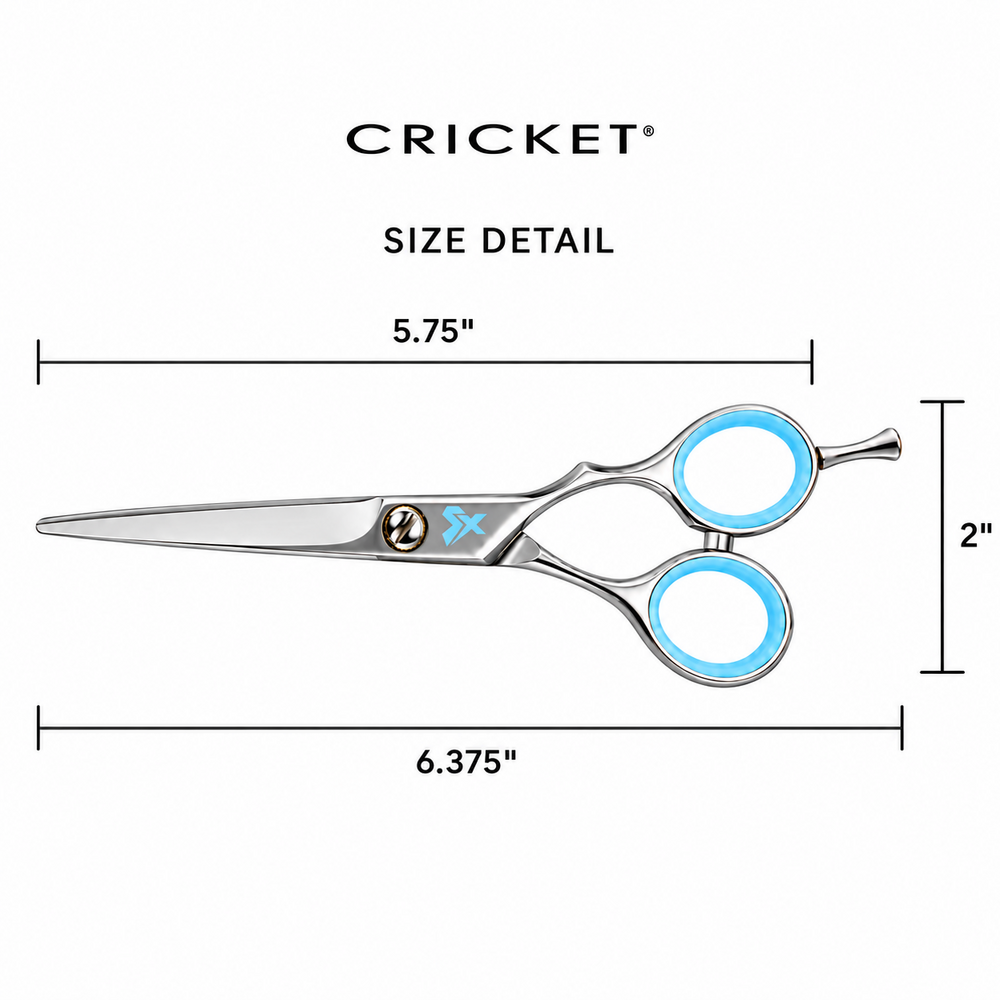 CRICKET SHEAR EXPRESSIONS SCISSOR 5.75" - SILVER TONGUE - Image 2