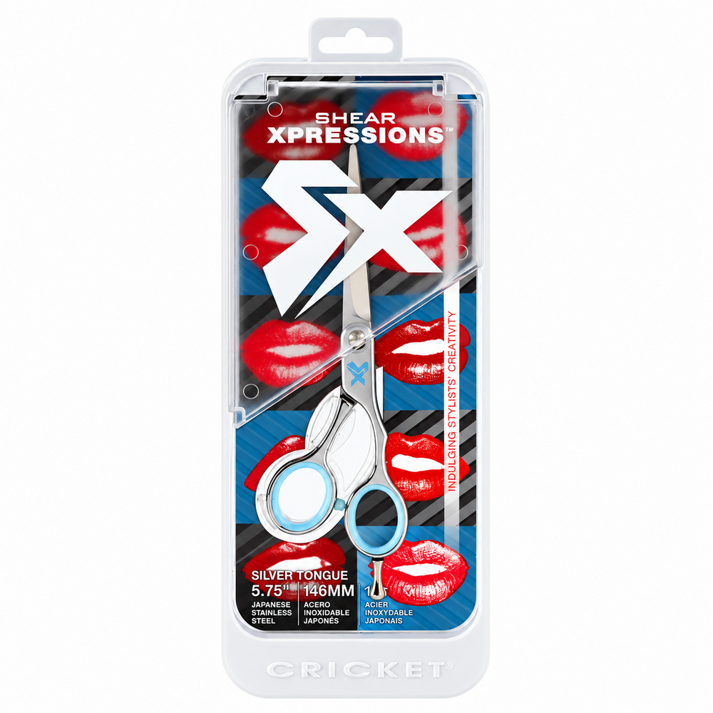 CRICKET SHEAR EXPRESSIONS SCISSOR 5.75" - SILVER TONGUE - Image 3