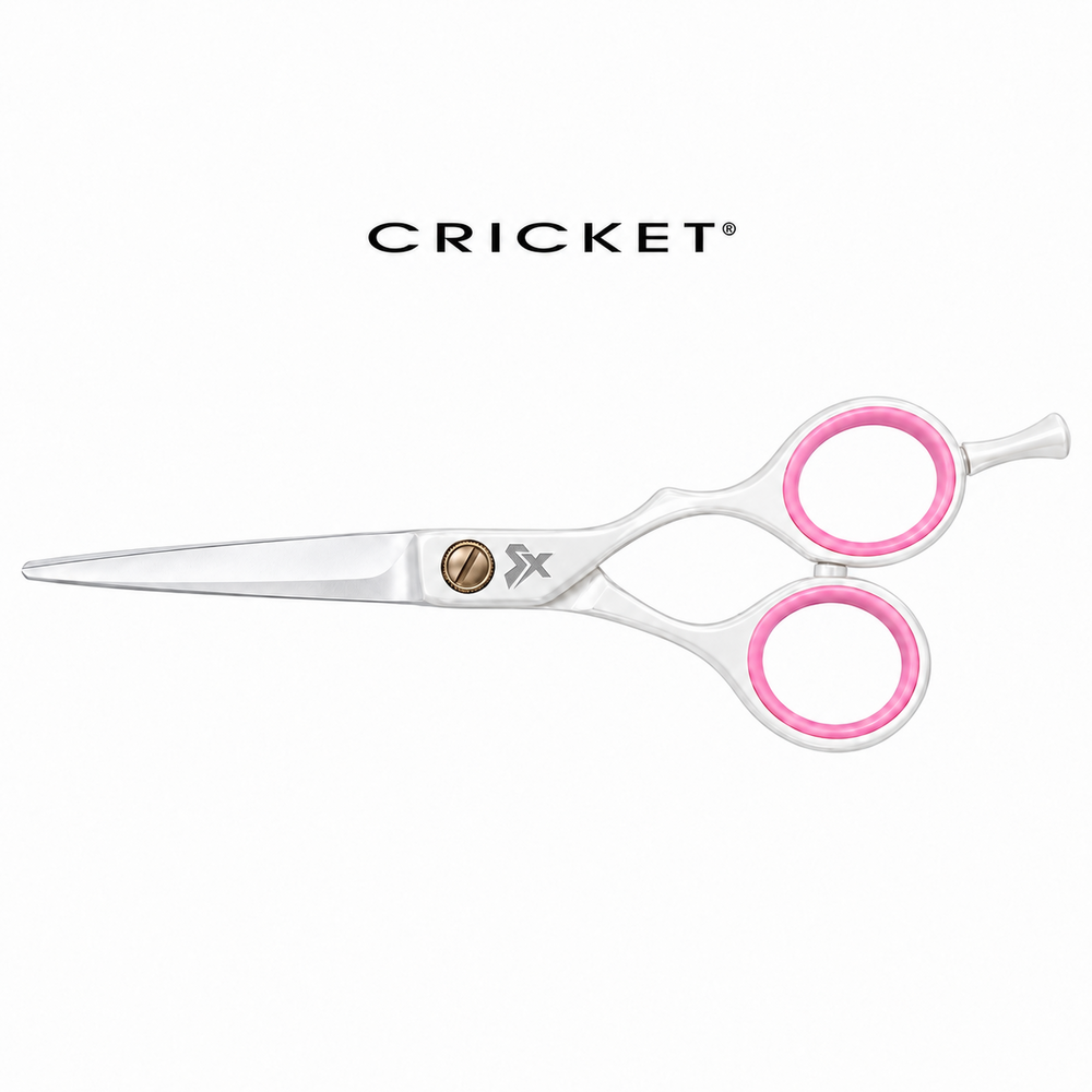 CRICKET SHEAR EXPRESSIONS SCISSOR 5.75" - WHITE PARTY