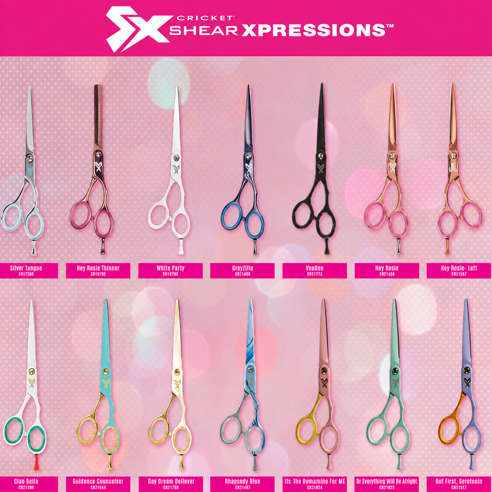 CRICKET SHEAR EXPRESSIONS SCISSOR 5.75" LEFT - HEY ROSIE - Image 4