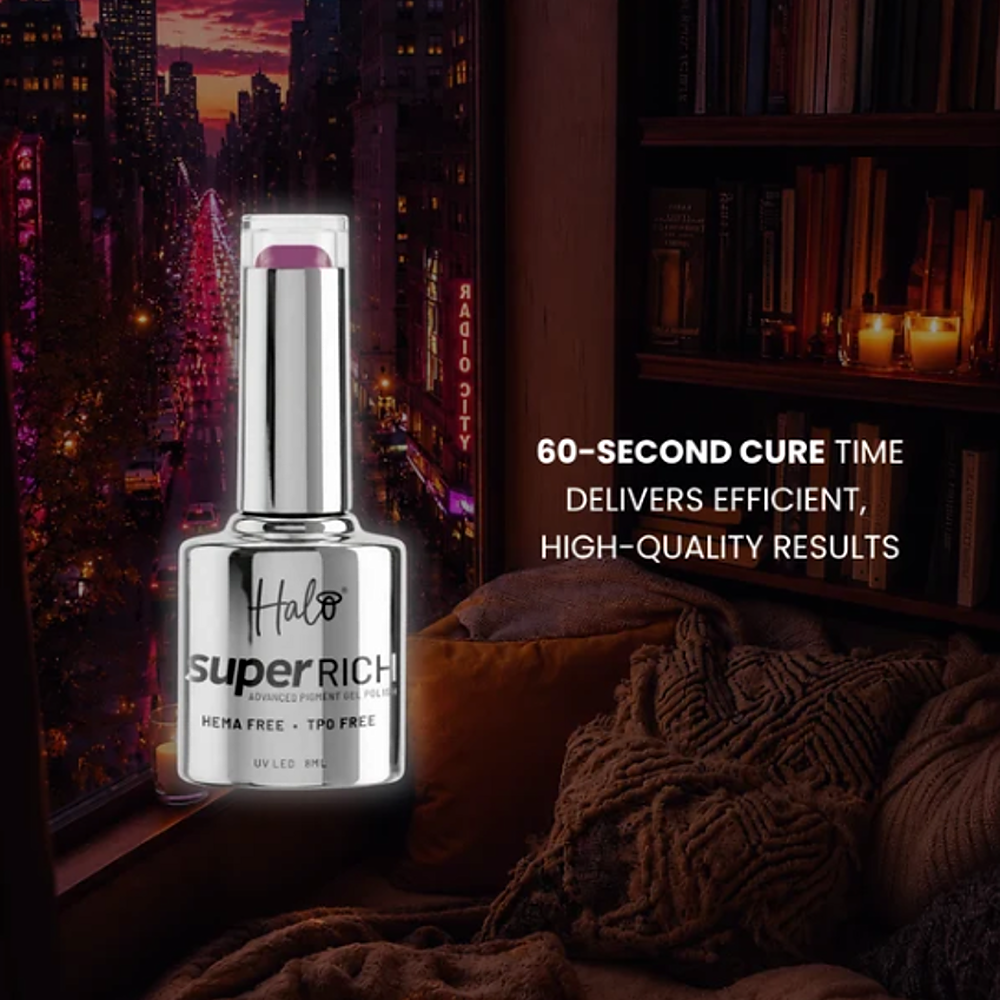 HALO SUPER RICH ADVANCED PIGMENT GEL POLISH 8ML - DUSK - Image 5