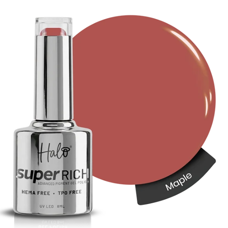 HALO SUPER RICH ADVANCED PIGMENT GEL POLISH 8ML - MAPLE
